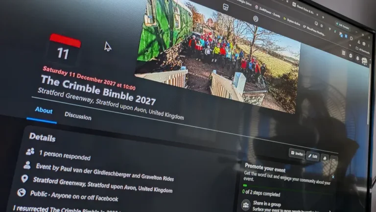 Adding a Facebook event