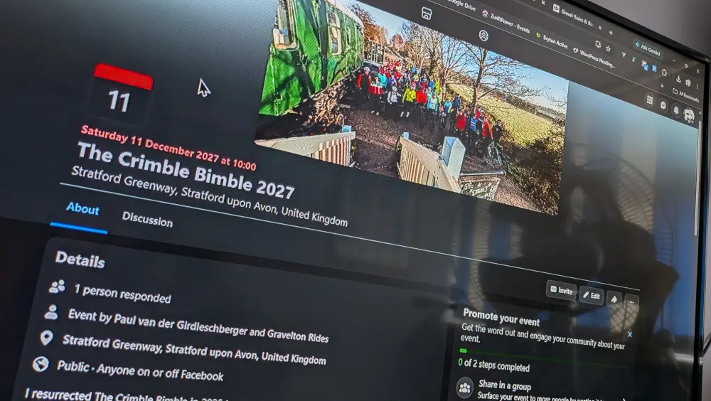 Adding a Facebook event